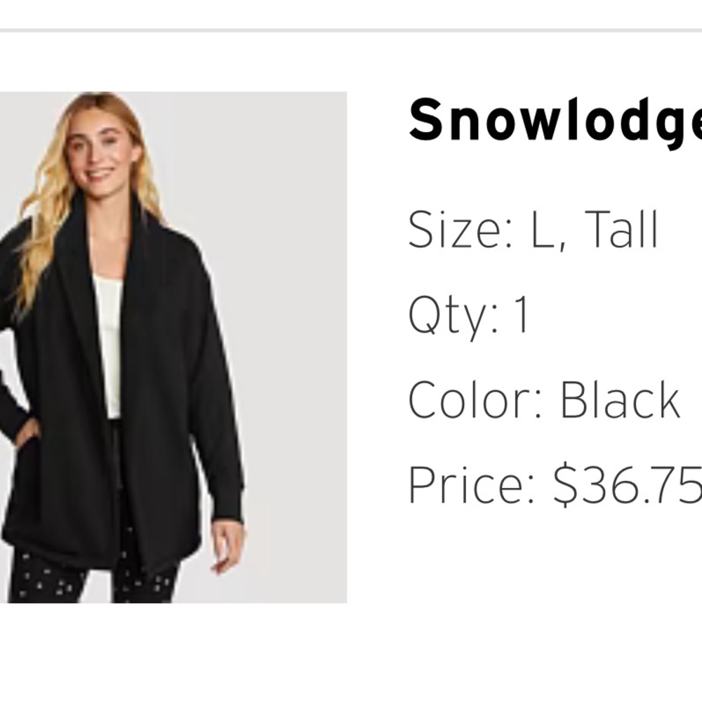 Eddie Bauer Black Fleece Jacket